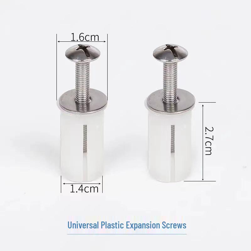 Toilet Seat Cover Bolt & Buckle Kit