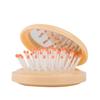Huiyun Portable Macaron Air Cushion Comb with Folding Mirror - Hair-Smoothing, No-Tangle, Massage, Customizable Logo