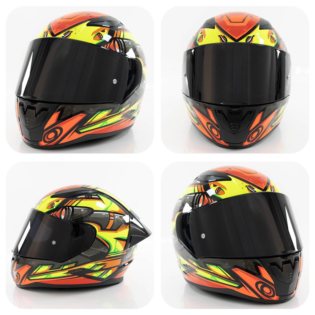 Motorcycle Helmet Visor for LS2 Assault Rapid Stream FF320 FF353 FF328 FF80 Tinted Visor Helmet Face Shield ReplacementSpeed Sensors 6