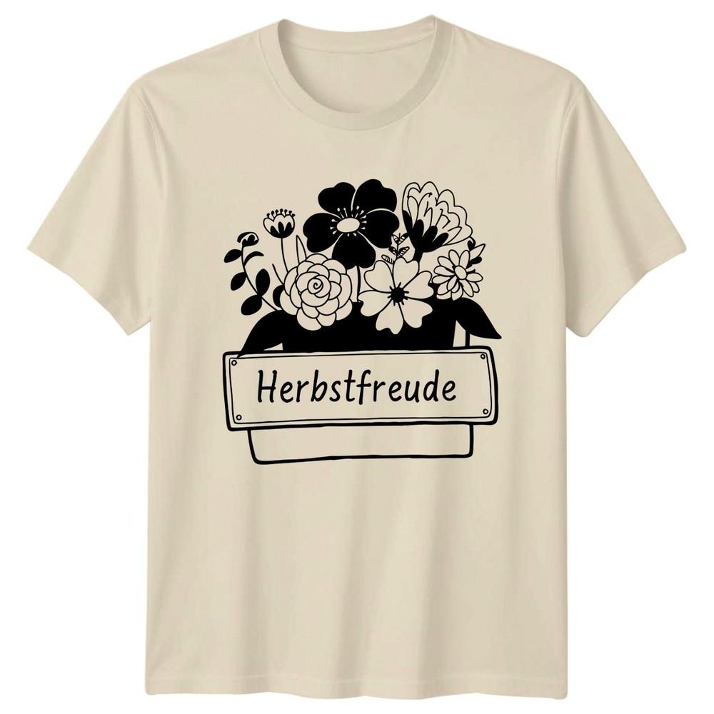 Herbstfreude Unisexs TShirt GerUnisex Autumn Gardening Gift For Her