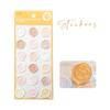 18pcs/set Retro Envelop Seal Sticker Vintage European Style Wax Stamp Sticker Cute 3D Stereo Gradient Color Scrapbook Sticker