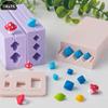 1PCS New Soft Pottery Polymer Clay Mold 3D Mushroom Lemon Rhombus Beads Design Bead Roller DIY Earrings Necklaces Jewelry Making