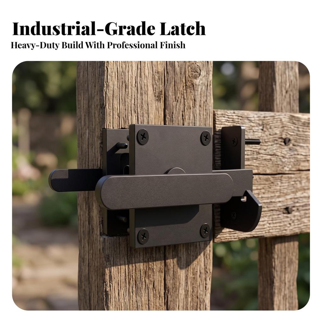 Sliding Bolt Gate Latch Multipurpose Hardware Long-Lasting for Homeowners