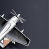 Solar Powered Rotating Aircraft Desktop Aircraft Decoration Interior Decoration Car Decoration Children's Birthday Gift