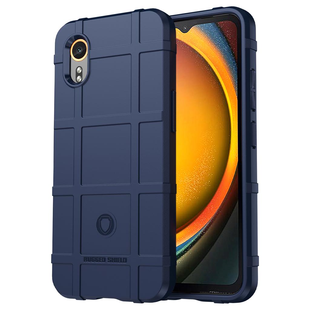 For Samsung Galaxy Xcover7 TPU Case Square Grid Protective Phone Cover