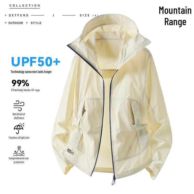 Unisex Ice Silk UV Protection Outdoor Hoodie XL