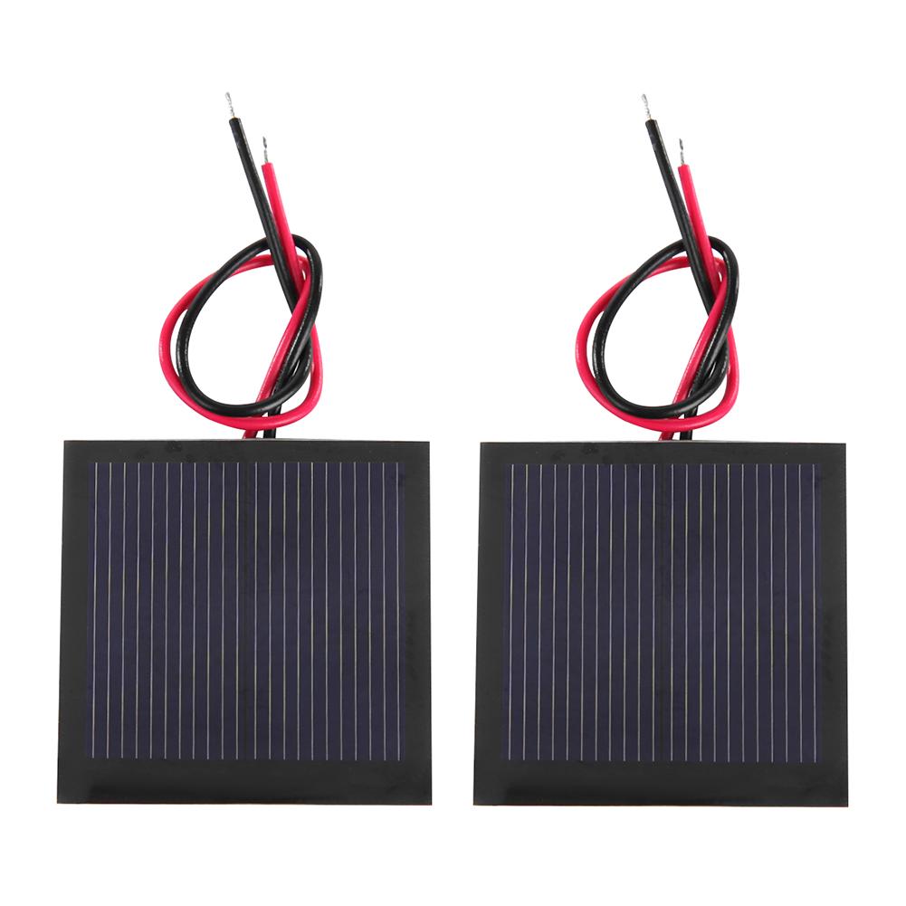 1V 200mA Polycrystalline Silicon Solar Panel with 10cm Wire DIY for Solar  Charging Cellphone Battery Wholesale
