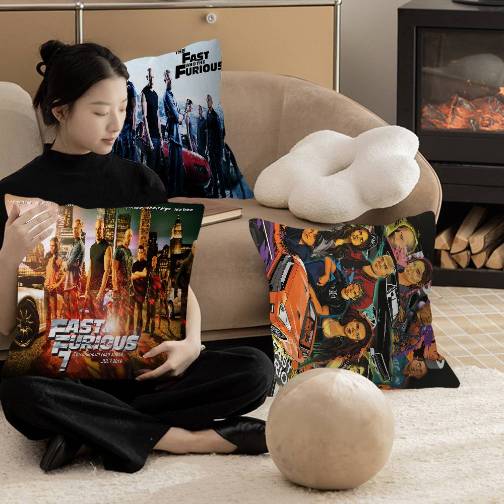 F-Fast & F-Furious pillow cover sofa cushion cover home room decoration children gift