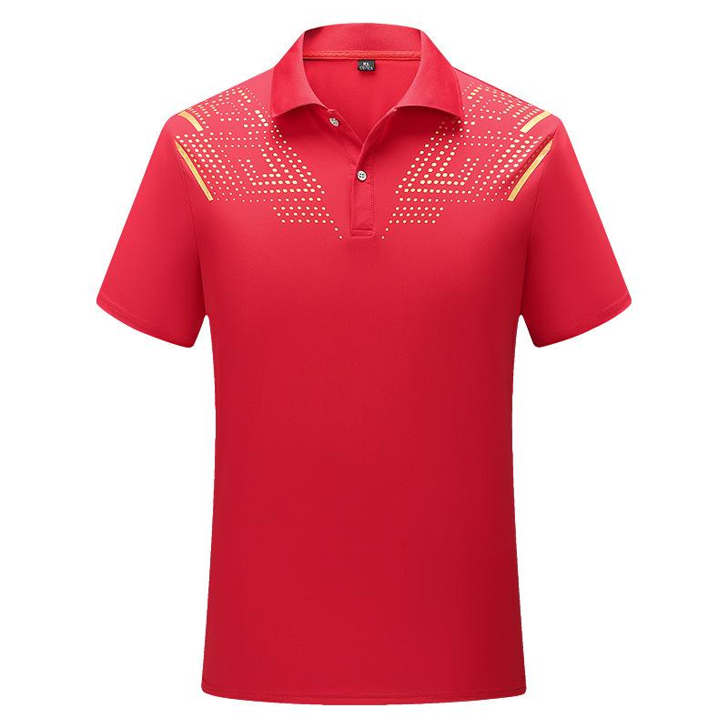 Unisex Quick-Dry Team Sports T-Shirt - Summer Short-Sleeve for Tennis & Badminton with Logo