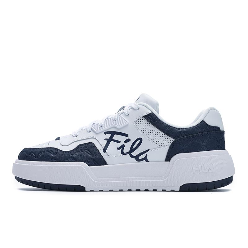 

New FILA CAMPUS Shock Absorbing, Non Slip, Wear Resistant, Breathable And Lightweight Low Top Casual Shoes Men s White F12M512205FWN 42