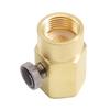 CO2 Cylinder Refill Adapter, Brass Fill Valve Connector for Household Soda Bottle Cylinder, with TR21 4 To CGA320 Thread, for United States, Canada or