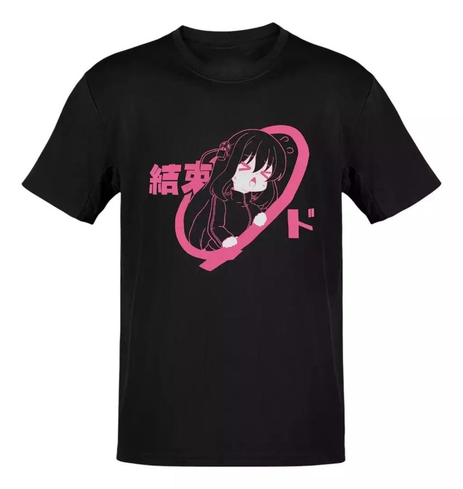 Аниме Bocchi The Rock Хитори Хитори Гото Футболка Размер S - 5XL Подарок для друзей Унисекс Футболка L