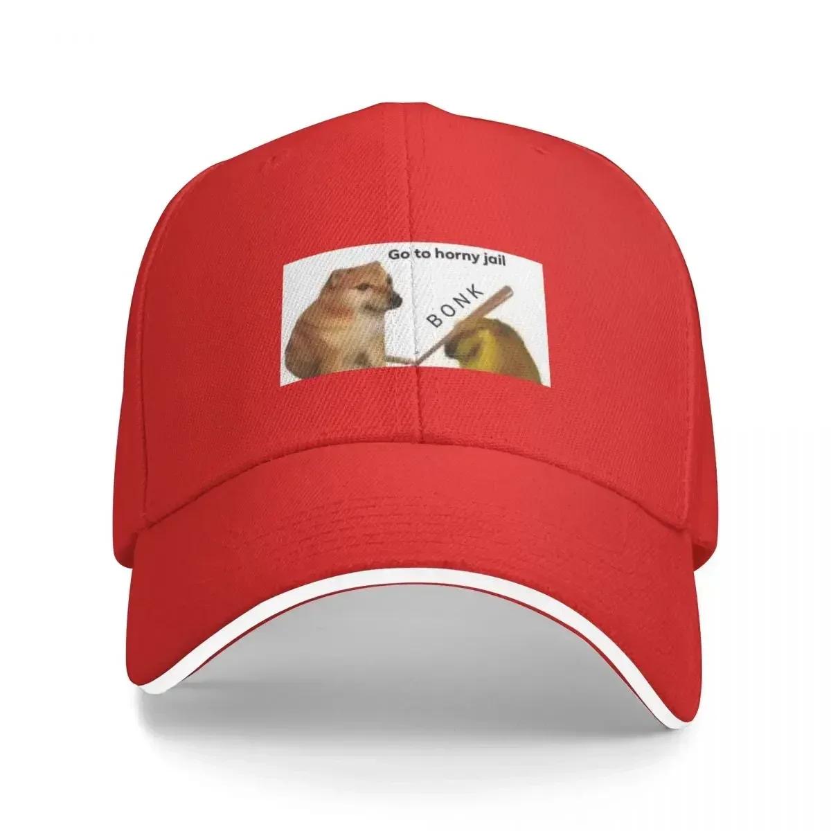 

Horny Jail Baseball Cap Beach Outing Streetwear Rave Unisexs Womens Adjustable