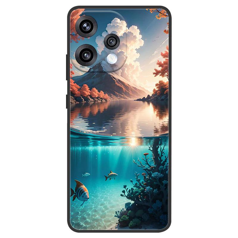 For OPPO Reno 15 Case For OPPO Reno 15C Cover Cute Flower Printing Soft Silicone Cases For OPPO Reno15C Reno15 Coque Fundas