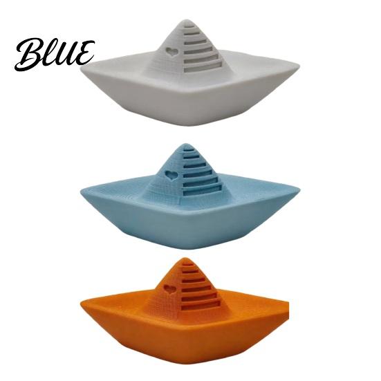 Durable Decoration 3D Home Figurine Boat Nautical-Themed Figurine Printed Paper Minimalist Origami Statue Collectible Desktop Ornament for