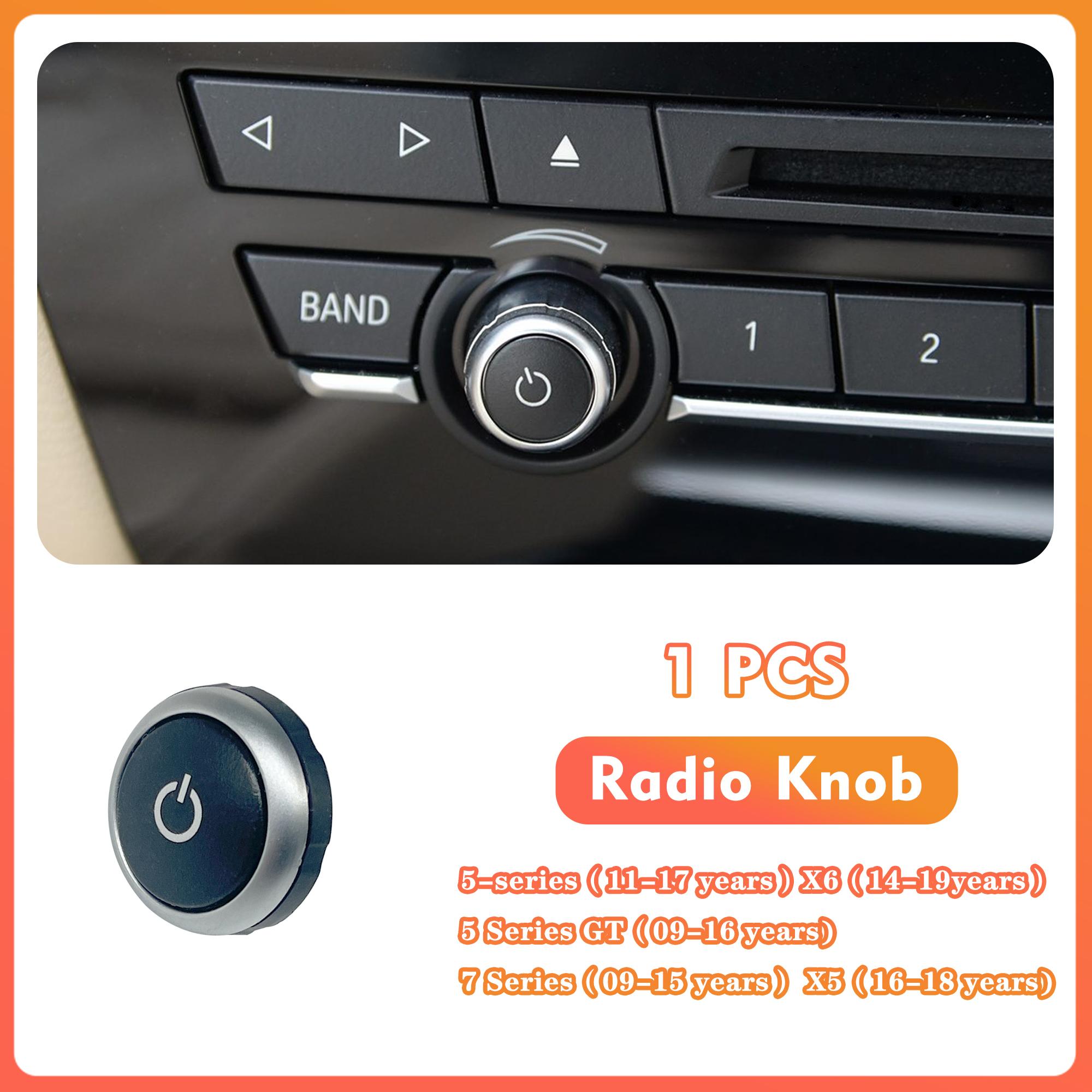 Кнопка регулировки громкости радио для BMW 5 7 Серии X5 X6 F10 F01 F02 F07 F15 F16 F18 Кнопка переключения CD-магнитолы 2010-2017 64119350272 With Image