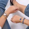 Watch Set with 4 Simple and Interchangeable Quartz Gift Wrapping Available [TIME100] Women's Bracelets, 5-Year Warranty, Stylish, Waterproof,
