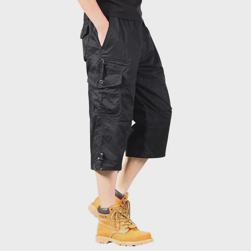Men's Loose-Fit Multi-Pocket Cargo Shorts for Summer In Various Colors