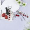 Cherry Shape Keychain Fashion Keyring Pendant Car Key Chain Hanging Ornaments Keyholders Bag Pendant Charm Decorations
