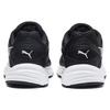 Axis Vintage Mesh, Textile, Synthetic Leather Low Top Running Shoes Unisex Black Silver 368465-03
