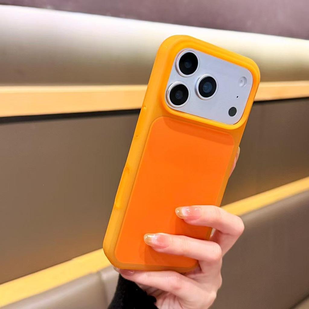 Compatible with Apple 17 Pro Max iPhone 16/15 Anti-fall Frosted Ice Cream Jelly Phone Case
