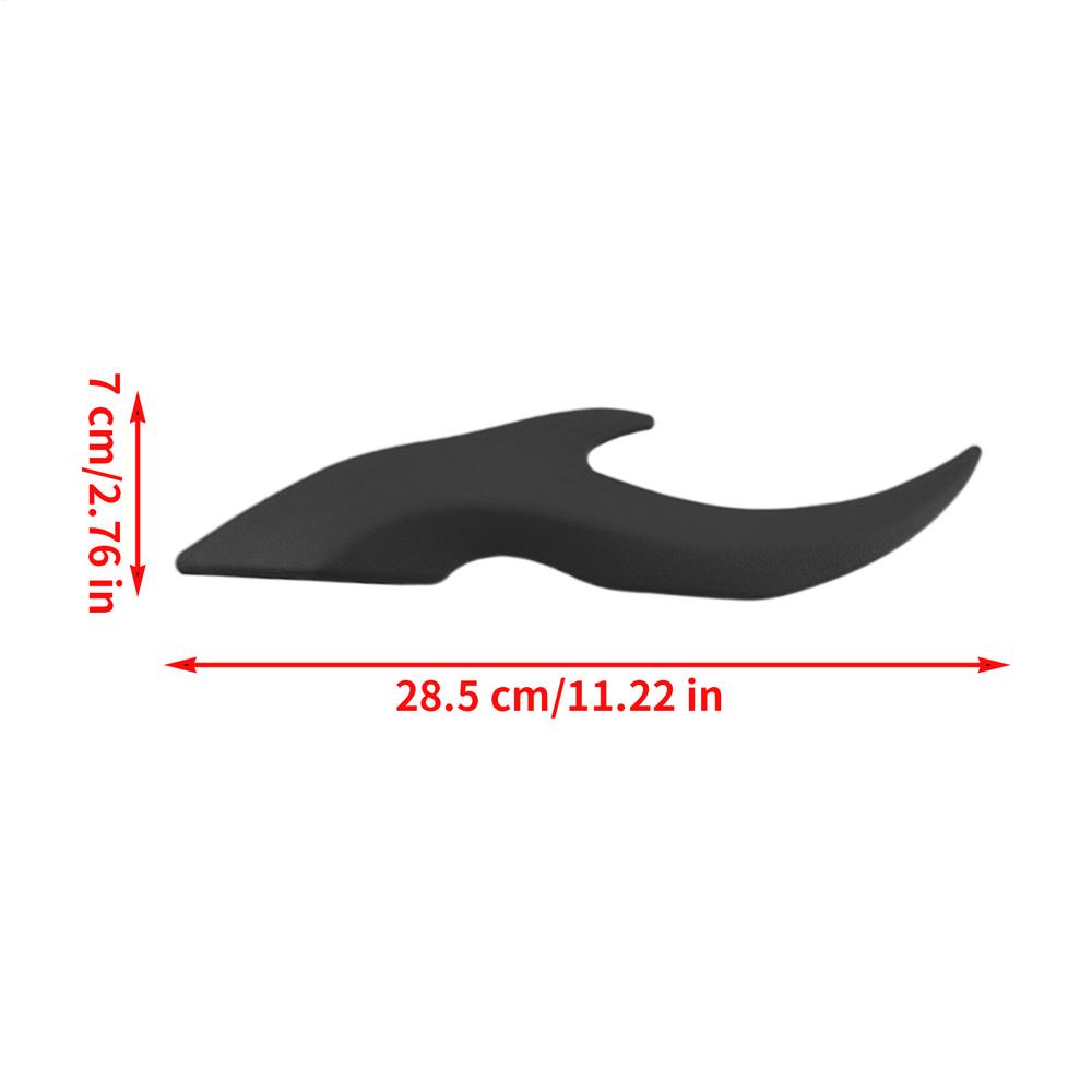 

2pcs Car Roof Dragon Horn Decoration 3D Dragon Horn Decorative Stickers No-Drill Modification Attachment Car Exterior Black