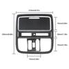 4Pcs For Honda Accord 2008-12 Carbon Fiber Interior Overhead Console Cover Trim