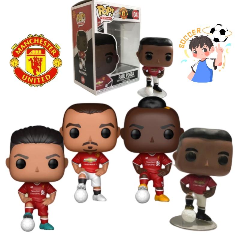 Collectible Pop Football Star Models Man Utd, Liverpool, Pogba, Salah, Ibrahimovic, Mane