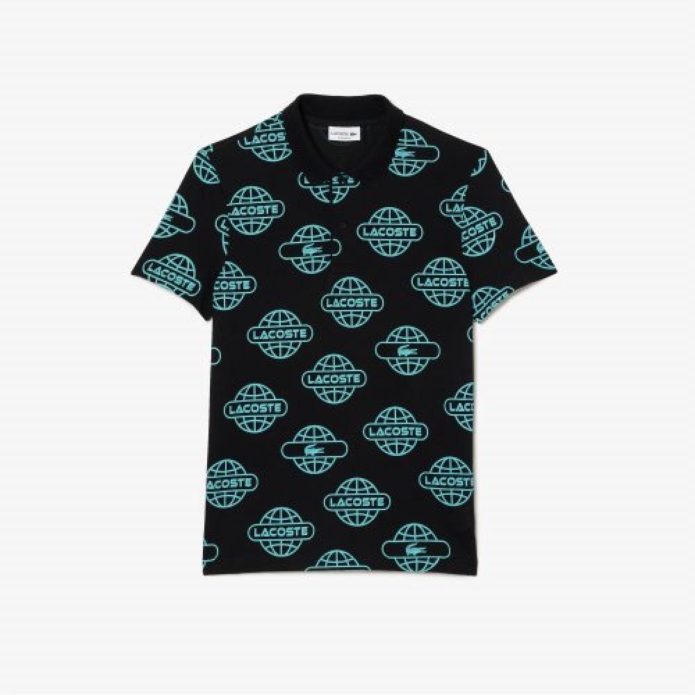 

LACOSTE Мужские кроссовки ACTIVE с логотипом Planet All Over и принтом с короткими рукавами Piketty PH6241 53N QPI