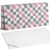Kafelki Z Nadrukiem Winylowe Samoprzylepne Abstrakcyjny Wzór Geometryczny 10X40X20 Cm