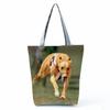 Greyhound Shopping Bags Casual Groceries Women Handbags Animal Dog Graphic Large Capacity Shoulder Bags Portable Foldable Totes