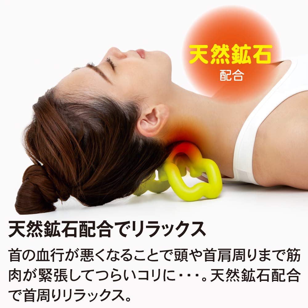 Alphax Massage Stretch and Head Pressure Point Relief Neck Yellow Neck, Shoulder, Relief,