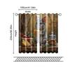 2 Pcs   Filtering Curtains (excluding Rods   Non-movable   Without Batteries) Mouse for Use In Bedrooms and Living Rooms