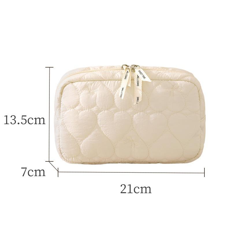 Cute Makeup Bag Travel Cosmetic Organizer Pouch Bags for Women Simple Large Capacity Toiletry Storage Bag