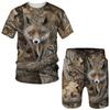 Camo Hunting Animal Tracksuit Camouflage 3D Print Men Fashion Short Sleeve T-Shirts Shorts Sets Streetwear Sportswear Kids Suits