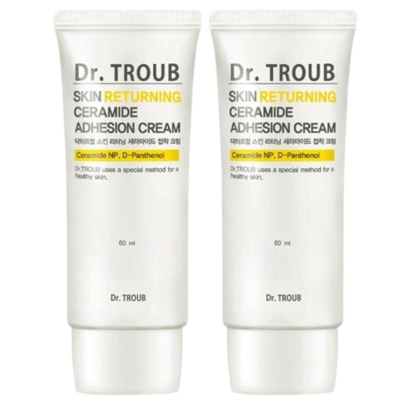 SIDMOOL Dr. Troub Ceramide Adhesion Cream 60ml Ceramide NP 20,000ppm Panthenol Hyaluronic Acid Barrier-Support Moisturizer