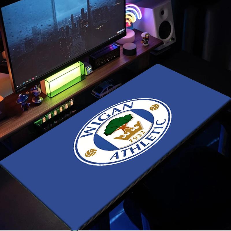 Wigan Crest Mouse Pad, Rubber Base, Mouse Pad for Gamers and Office Use, Gaming Desk , Easy To Clean Mat Christmas Fan Gifts