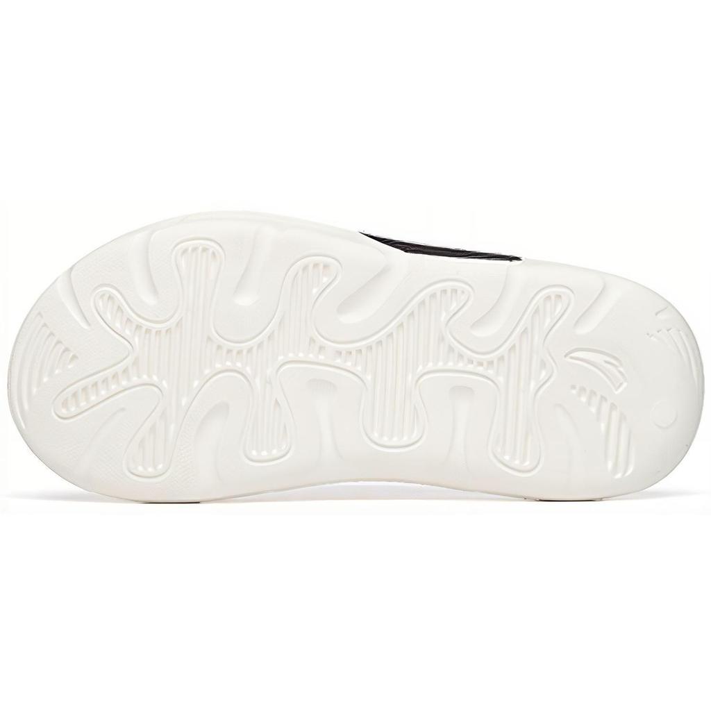 Anta C37 Series Comfortable Casual Slide Sandals Men Footwear White Black 912226992-2