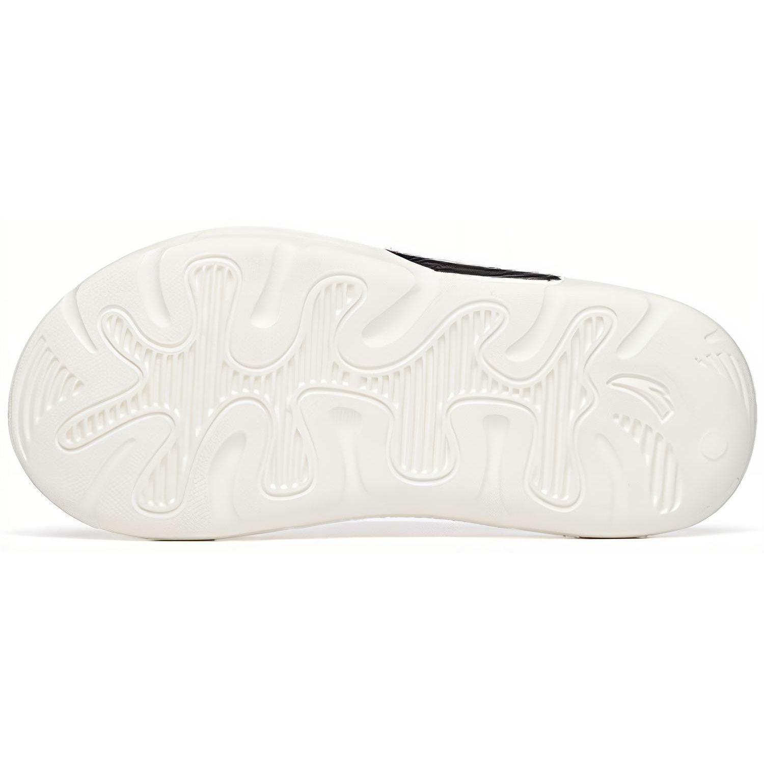 Anta C37 Series удобные повседневные сандалии-слайды мужская обувь белый черный — фото 5