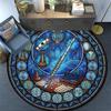 Music Instruments Harmony Round Area Rug Under Office Chairs Bedroom Living Room Home Decor