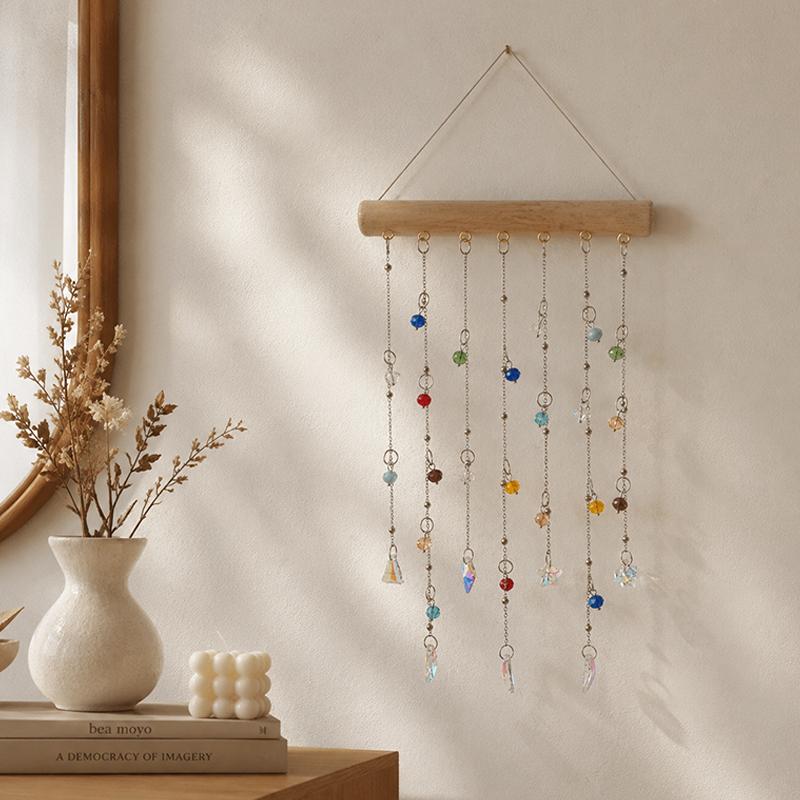 Sun Catcher Crystal Wind Chimes Room Decorations Decorative Suncrystal Wind Chimes Hanging Pendant Wind Bell Room Decor