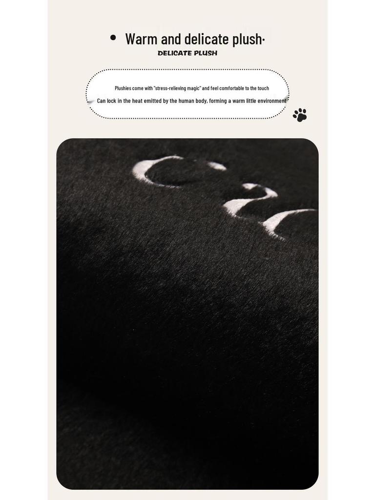 Cartoon Kitten Winter Plush Car Seat Cushion for Honda Civic, Haoying, XRV, Inspire, CRV