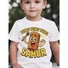 Kids Tung Tung Tung Sahur Cartoon Figure Print T Shirt Boy Girl Casual Short Sleeve Cotton T-shirts Fun Brainrot Italien Tee