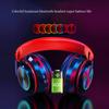 Drahtlose Bluetooth-Kopfhörer, faltbarer Stereo-Sportkopfhörer, farbenfrohe Musikkopfhörer mit Mikrofon, Unterstützung für Telefonanrufe mit Tf-Karte