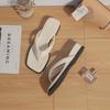 Yuanlitong Sommer neue Dicksohlen-Slipper Damenbekleidung High-End-Sinn Zehen-Flip-Flops Französischer Casual-Stil vielseitig