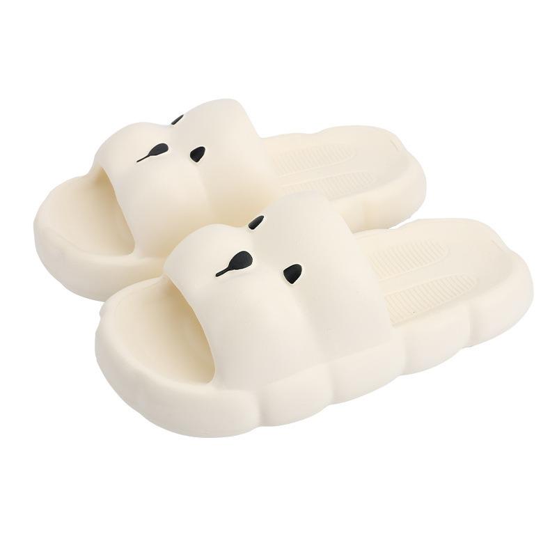 Soft cotton cute slippers women's summer indoor home non-slip bathroom bath thick bottom eva cool slippers women