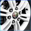 Für Alfa Romeo 147 159 156 Giulietta Giulia Mito Spider Alpha NKopfstütze 4 Stück 60MM Auto Radnabenkappe Auto Zubehör