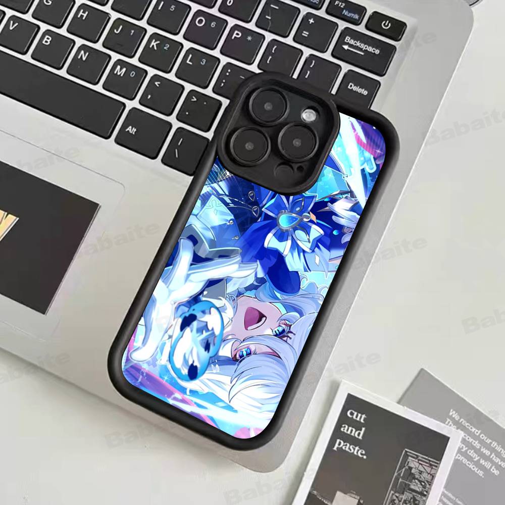 Genshin Impact Furina For iPhone 17 15 13 12 11 14 Pro Max X XR XS 16 Plus Shockproof Candy Back Cover