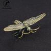 Vintage Brass Animal Dragonfly Figurines Miniatures Funny Desktop Ornament Home Decorations Crafts Accessorie Antique Collection