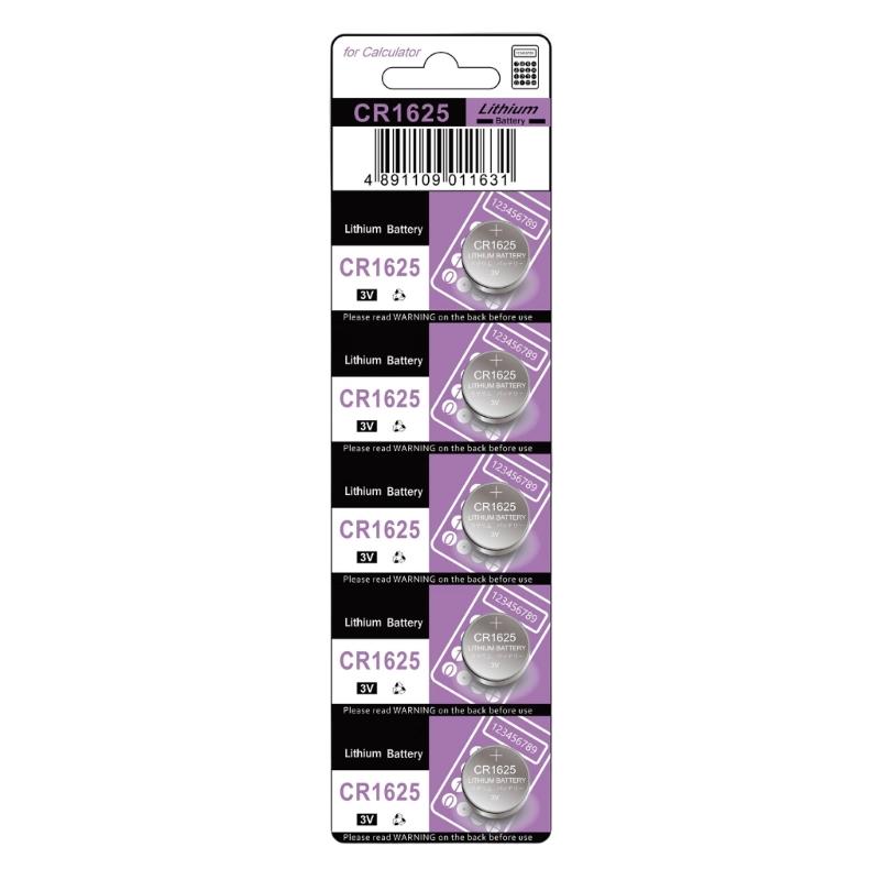 10/5Pcs CR1625 Button Cell Batteries High Performances 3V Power for Electronics Toys and Remote Controls Watches